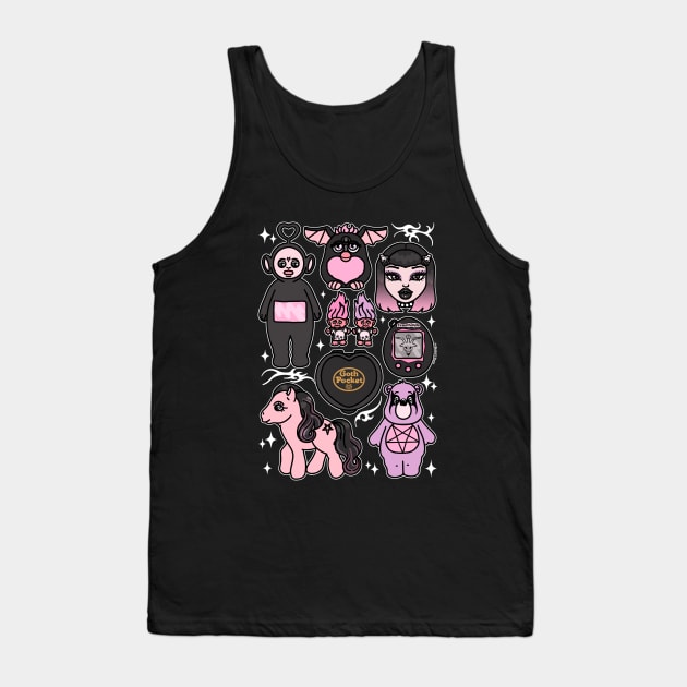 Y2K creepy cute toys Tank Top by chiaraLBart